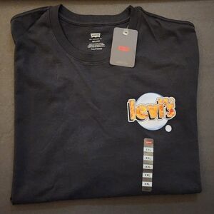 Levi Mens Tshirt, XXL, Logo, Black, New, Tags, Gift